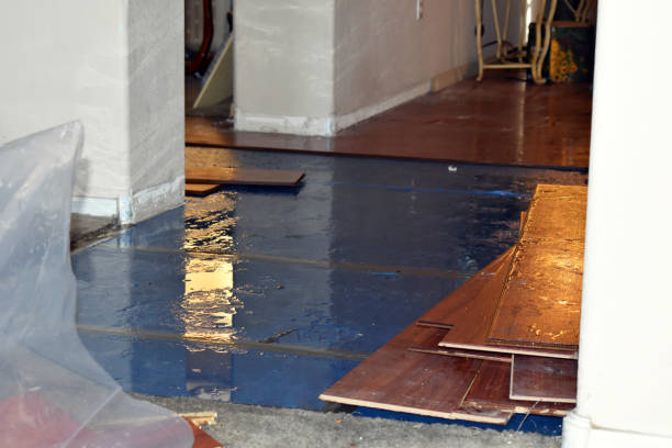 Professional Burst Pipe Cleanup technician working in Tracy, CA